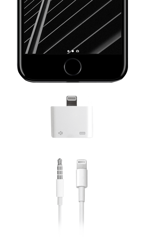 Компанія Fore Design розробила аксесуар   FORE   для iPhone 7 і iPhone 7 Plus, який дозволить слухати музику через роз'єм Lightning і заряджати його через другий роз'єм одночасно