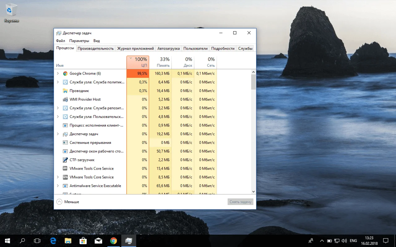 Якщо ви зайдете в Диспетчер завдань в Windows, то виявите, що процеси   Chrome   споживає несподівано велика кількість ресурсів процесора