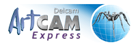 ArtCAM Express використовується для моделювання і обрабаткі 2D і 3D моделей