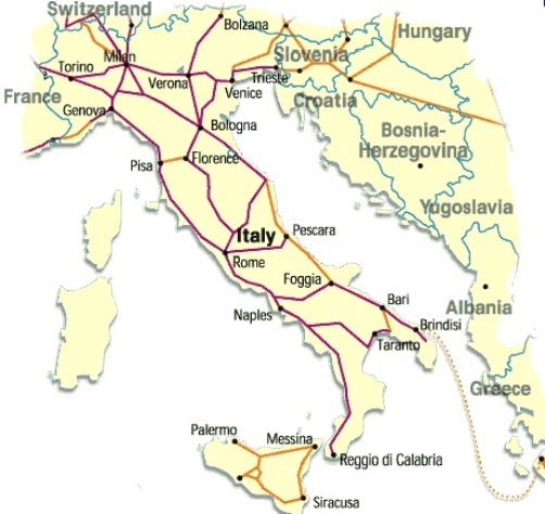 Один з кращих способів відкрити для себе Італію - це подорож на поїзді